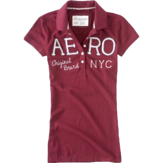 Aeropostale Aero Ny - Polo para mujer, rojo, XS