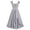 BB-Gray, variant on Renaissance Costume Women Medieval Asymmetrical Chemise Dress Victorian Corset Short Sleeve Irish Peasant Dresses, Red, XL