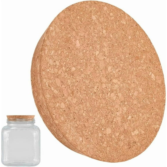 Large Cork Bottle Stoppers 5.5~6.3 Inch Wood Corks Lids Wine Bottle Stoppers Wood Jar Cork Large Tapered Corks Plugs for Kitchen Wedding Favor Canning Bottles - 1.2 Inch Thick