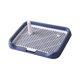 thumbnail image 1 of Bandeja de entrenamiento para perros, herramienta de limpieza para orinar en el baño, inodoro para mascotas, 46x35x5cm, extraíble azul, 1 of 9