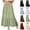 14# Green, variant on Maxi Skirts for Women Trendy Summer Tiered Midi Linen Skirt High Waisted A Line Long Flowy Skirt Gauze Beach Skirts,Light Blue S