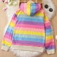 thumbnail image 4 of Vedolay Baby Girl Clothes 2023 Big Girls Hoodies and Sweatshirts Girls Tops Hooded Sweater Hot Pink,120, 4 of 5