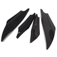 thumbnail image 4 of Universal Car parachoques delantero Spoiler Lip Splitter Fin Splitters Body, 4 of 8