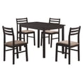 thumbnail image 2 of Monarch Specialties Inc Monarch 5 Piece Corey Cappuccino Dining Set, 2 of 2