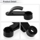 thumbnail image 4 of Ganchos para manillar de motocicleta universales de 1 juego con capacidad de carga y fácil instalación en negro, 4 of 6
