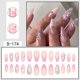 thumbnail image 2 of 24 Pcs Glossy Press On Nail French Tips False Nail 3D Bowknot Full Cover Stick On Nail Almond Shape Acrylic Nail, 2 of 4