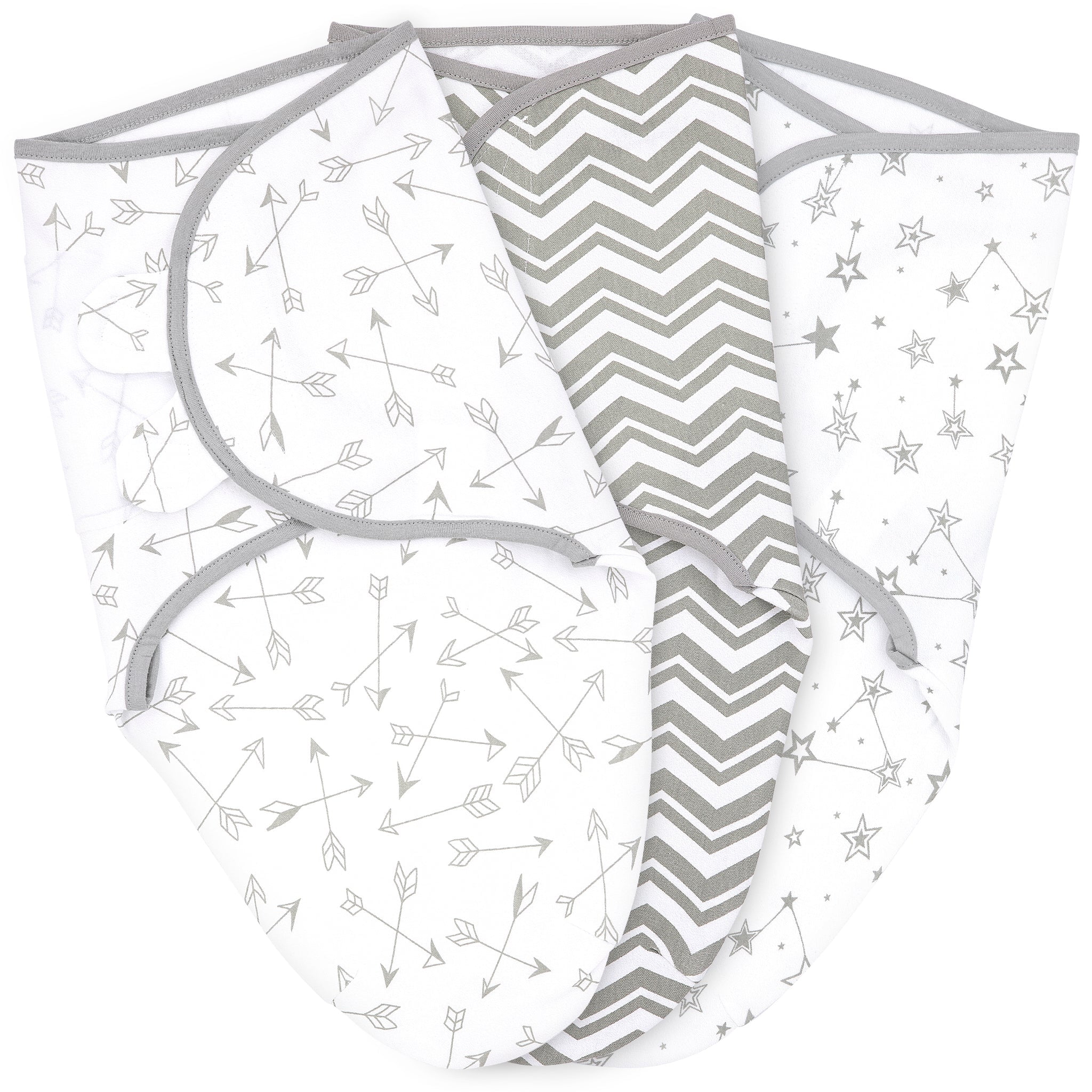 Bublo Baby Swaddle Blanket Boy Girl, 3 Pack Large Size Newborn Swaddles