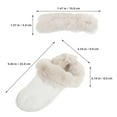 thumbnail image 3 of Zuecos de invierno con forro de felpa extraíble, insertos peludos, cálidos, transpirables, cálidos, insertos de felpa, forros de zapatos desmontables para pantuflas, 3 of 8