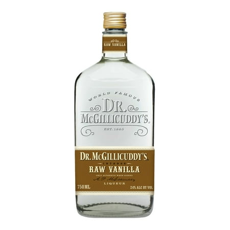 Dr. McGillicuddy’s Raw Vanilla Liqueur, 750ml Liquor, 24% Alcohol