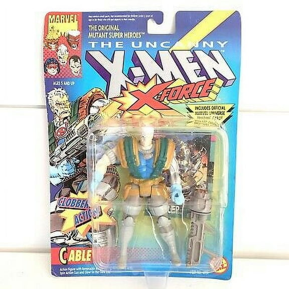X Men The Uncanny X Men X-Force Cable Figure with Clobber Action
