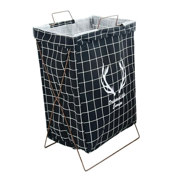 Cesto Plegable Del Lavadero De La Del Almacenamiento Para Los Juguetes / / El Libro 22x14inch Negro Soledad Cubo de la cesta de almacenamiento