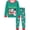 Green K, variant on WIBACKER 1-12Years Toddler Boys Christmas Tree Pajamas Set Toddler Girls Long Sleeve Tops and Pants 2 Piece Pjs Sleepwear