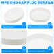 thumbnail image 2 of Uxcell 5-Pack Tapón Final de Tubería de PVC, Acoplamiento de Tapón de Grado Mobiliario de 4.3 Pulgadas ID [Blanco], 2 of 7