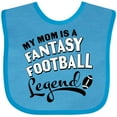 thumbnail image 3 of Inktastic My Mom is a Fantasy Football Legend Boys or Girls Baby Bib, 3 of 4