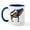 White/Navy Inside, variant on CafePress - Wolf Mug - 11 oz Ceramic Mug - Novelty Coffee Tea Cup