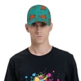 thumbnail image 4 of Fotbe Colorful Crab Gorro Clásico de Béisbol, Gorra Ajustable con Broche Snapback, Gorro de Exterior de Algodón Suave, 4 of 6