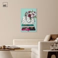 thumbnail image 2 of Art Remedy Fashion Art Canvas, 30" x 45", White Frame, Perched Bird Books, 2 of 7