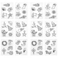 thumbnail image 1 of 12Pcs Heat Shrink Sheets Christmas Set Small Patterned DIY HandMade Accessories, 1 of 11