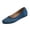 Blue, variant on Women's Rhinestone Studded Flats, Round Toe Slip-On Casual Flats, Daily Low Heel Walking Flat Pumps for Elderly Black