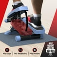 thumbnail image 3 of Nordic Lifting Mini Stepper & Stair Climber Machine - w/Resistance Bands Set & Non-Slip Foot Pads - Durable Construction with 330 LBS Weight Capacity - LCD Monitor - Sky Blue, 3 of 7