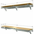 thumbnail image 2 of Arrange A Space Double Shelf Double Hang Closet System 64” Maple, 2 of 4