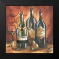 thumbnail image 2 of Tre Sorelle Studios 12x12 Black Modern Framed Museum Art Print Titled - Red and Gold Wine I, 2 of 5