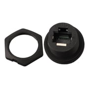 E13 Waterproof Connector Network Switch Coupler Threaded Pcb Female Socket Ip67