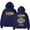 navy, variant on MF DOOM Comic Graphic Hoodie - Washed Vintage Fleece Lined Unisex Hip Hop Casual Pullover