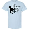 thumbnail image 3 of Inktastic Live Like Someone Left the Gate Open Horse Silhouette T-Shirt, 3 of 5