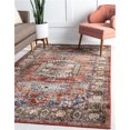 thumbnail image 1 of Unique Loom 3135381 5 x 8 ft. Larissa Utopia Rectangular Rug, Peach, 1 of 2
