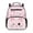 Pink Cat Paw Print, variant on Uorisanigo Pink Panda Mushroom School Backpack for Kids Girls Large Capacity, Lightweight Preschool Elementary Daypack with Adjustable Shoulder for Camping Travel