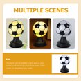 NUOLUX Soccer Table Lamp Football Bedside Lamp Bedroom Nightstand Light