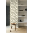 thumbnail image 3 of White Abstract Graphic Geometric Wallpaper R8356, 3 of 4