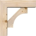 thumbnail image 3 of Ekena Millwork 7 1/2"W x 28"D x 28"H Westlake Block Smooth Bracket w/ Offset Brace, Douglas Fir, 3 of 25