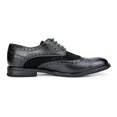 thumbnail image 2 of Bruno Marc Mens Brogues Leather Lined Lace-up Wing-Tip Formal Dress Oxford Shoes PRINCE-09 BLACK Size 11, 2 of 5