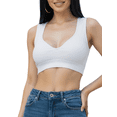 thumbnail image 1 of Top De Mujer Deportivo Y Casual Unitalla Acanalado Con Espalda Descubierta, 1 of 5
