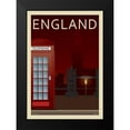 thumbnail image 2 of Incado 11x14 Black Modern Framed Museum Art Print Titled - Telephone Box, 2 of 5