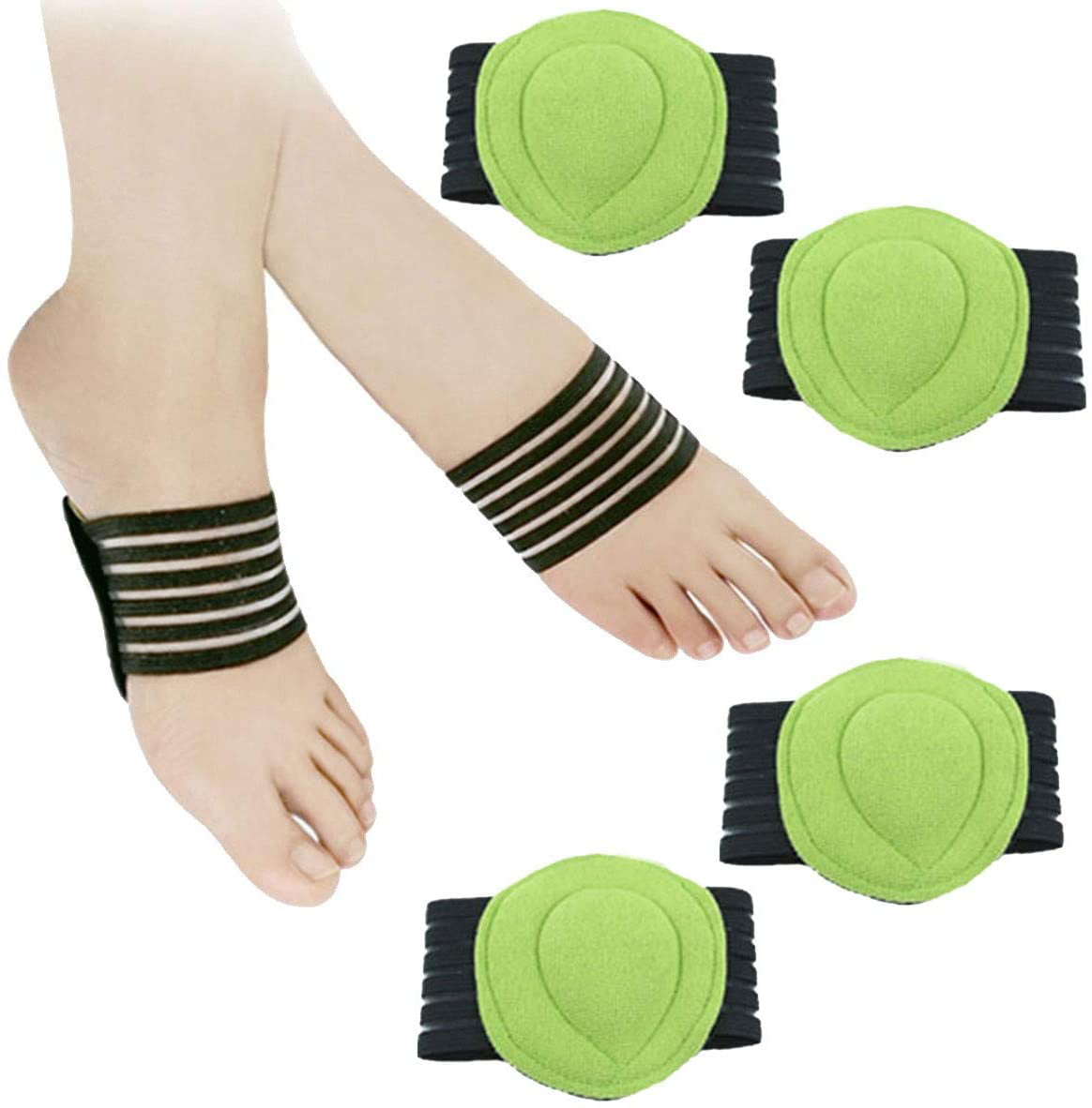 Plantar fasciitis, arch of the foot, 2 pairs, extra thick padded ...