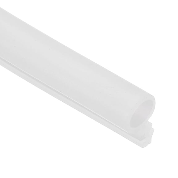 Uxcell Window Weatherstrip Seal (10ft x 1/4") - Bulb Bubble Kerf Noise Reduction Rubber Flange Window Weatherstrip Seal for Door Frame Windows Card Slot, White