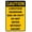 Warning Sign 3, variant on Caution Do Not Exceed Work Load Limit Sign, 8"x12" Metal Tin, Clear Warning for Home & Business Use
