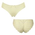 thumbnail image 4 of Charmo Women Lace Cute Underwear Floral Lingerie Bikini Panties Pack of 3, 4 of 8