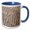 Blue/White, variant on 3drose, Sand Patterns. Cape May National Seashore., 11oz Magic Transforming Mug