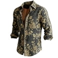 thumbnail image 3 of Vetsdori Mens Summer Collar Shirts Long Sleeve Button down Work, Big and Tall Breathable Casual Stylish Graphic Tops for Men, 3 of 6