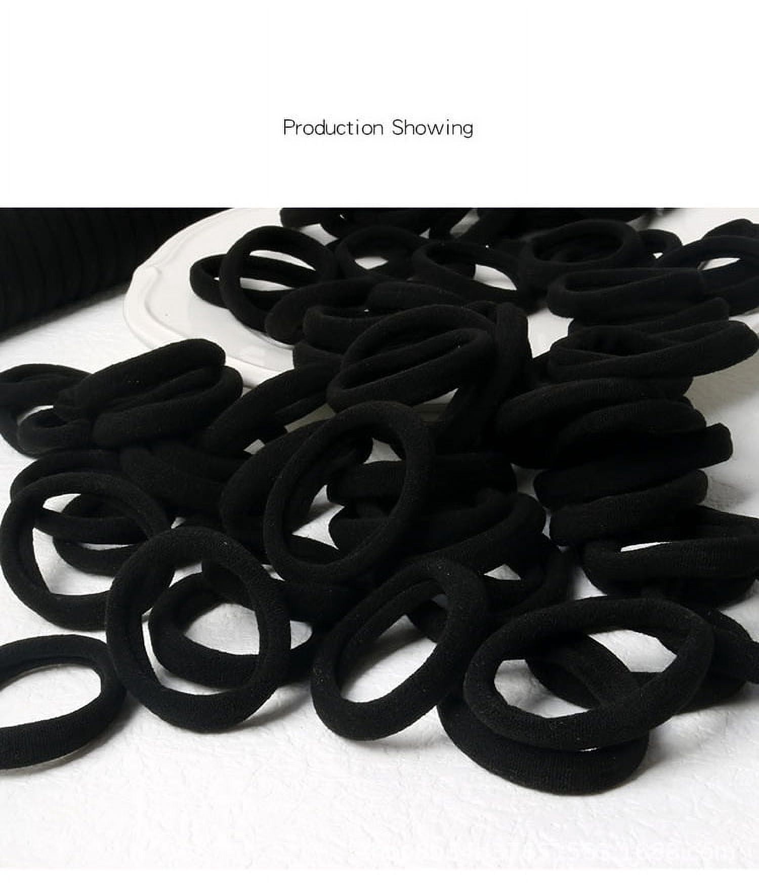 Womens Elastic Hair Tie, Casewin 20 Pieces Black Hair Ties for