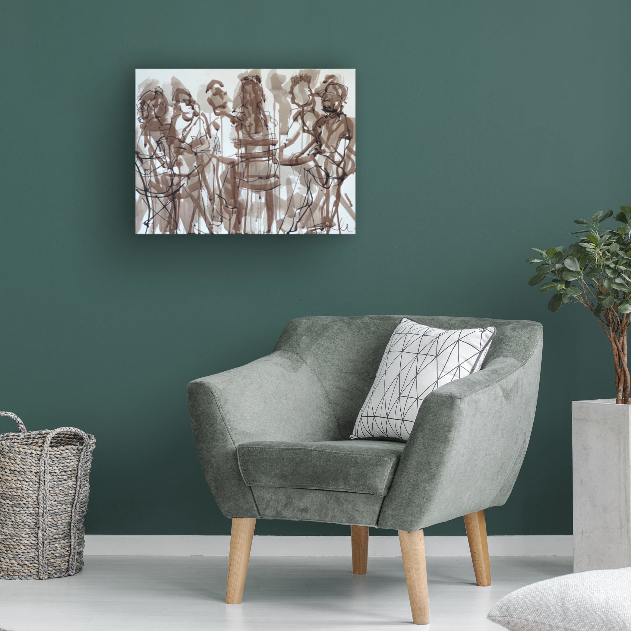 Trademark Fine Art Erin McGee Ferrell The Social Hour Canvas Wall Art