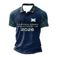 thumbnail image 3 of Men's Short Sleeve Collared Polo T-Shirts Printed Shirts Casual Summer Classic Fit Collared Sportswear Tee, 3 of 4