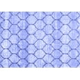 thumbnail image 1 of Ahgly Company Machine Washable Indoor Rectangle Trellis Blue Modern Area Rugs, 2' x 4', 1 of 4