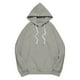 thumbnail image 5 of Manga larga blanca,Sudadera informal de manga larga con capucha para mujer, con bolsillo, tejido de poliéster suave, para uso diario, sopatenor, 5 of 9