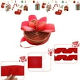 thumbnail image 6 of CuiLiyq Christmas Velvet Decorative Ribbons Rolls, Craft DIY Fabric Cloth Ribbons, Christmas Bow Outdoor Decoration, for Craft Christmas Holiday Decoration (Red, 6.6Ft x 2.5In), 6 of 6