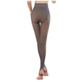 thumbnail image 2 of Lroveb Footed Tights for Women Ladies'Pure Color Elasticity Exercise Fitness Uniform Pants Trousers, 2 of 3